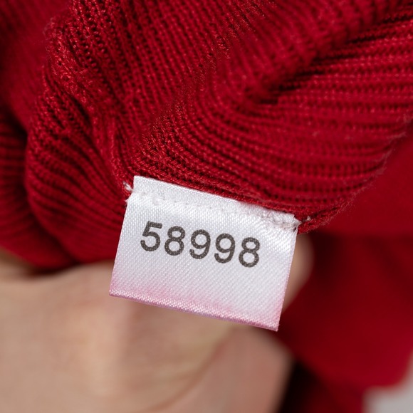 Ann Taylor Silk Turtleneck Ribbed‎ Sweater Red XS Lightweight 100% Silk - Picture 7 of 9